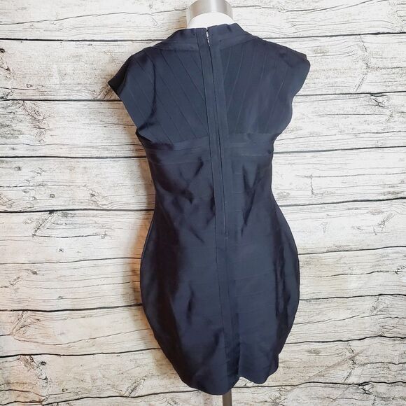 Bebe Jump Sweetheart Bandage Bodycon Dress Size XL - Picture 5 of 8